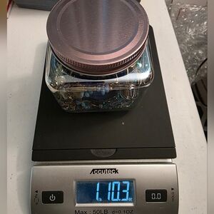 Mystery Jewelry Jar Blue Themed